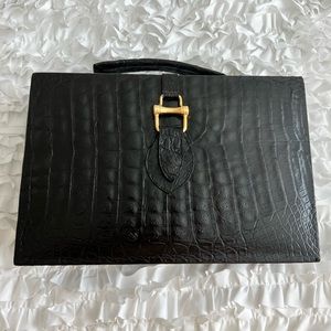 Vintage Crocodile Purse